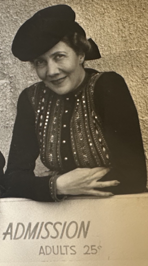 Liebes on the job as Director of the Decorative Arts Pavilion Liebes on the job as Director of the Decorative Arts Pavilion