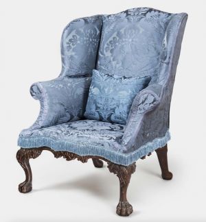 Easy chair, Thomas Affleck (frame) and Nicholas Bernard and Martin Jugiez (carvers), Philadelphia, 1770, commissioned by John Cadwalader