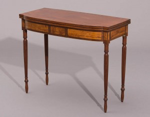 Card Table, Attributed to Joseph True and possibly Samuel Gragg