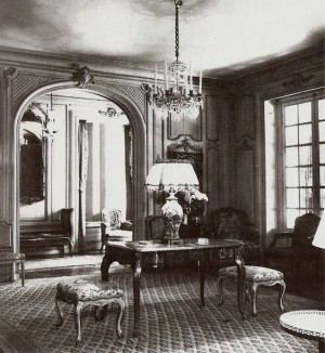 Interior of Elsie de Wolfe’s Villa Trianon, her home in Versailles, France