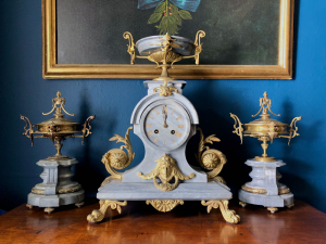 French neogrec clock