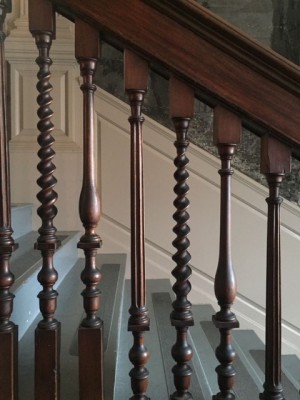 Staircase of the Moffatt Ladd House