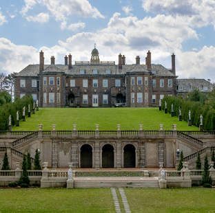 Great House, showing Casino and Allee, north side.