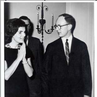 Jackie and curator John Sweeney at Winterthur May 8, 1961