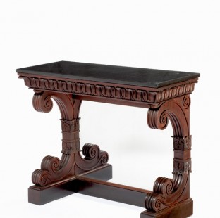 Grecian pier table attributed to Thomas Seymour for Isaac Vose & Son, Boston, ca. 1823-1825